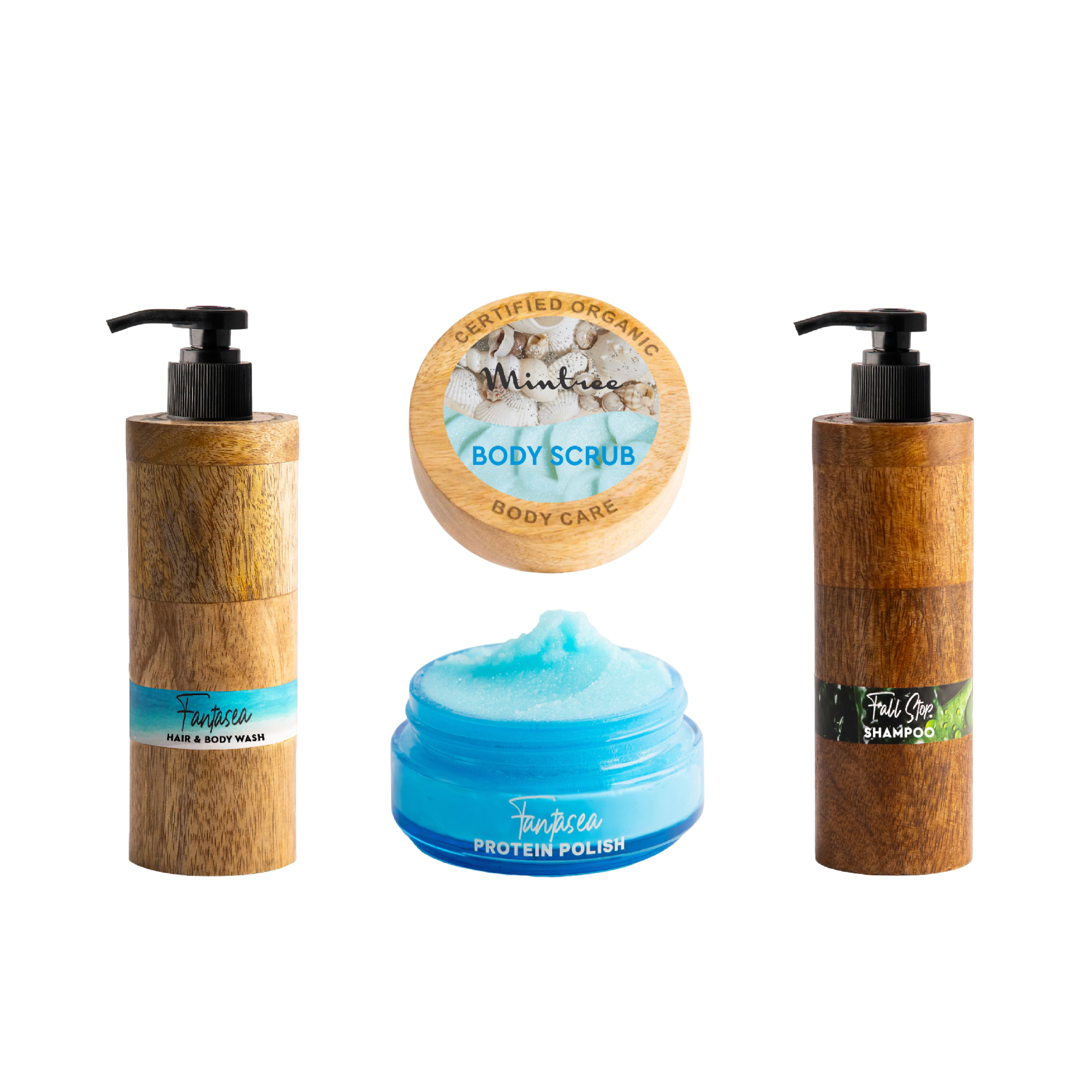 Fantasea Body Wash, Scrub & Shampoo