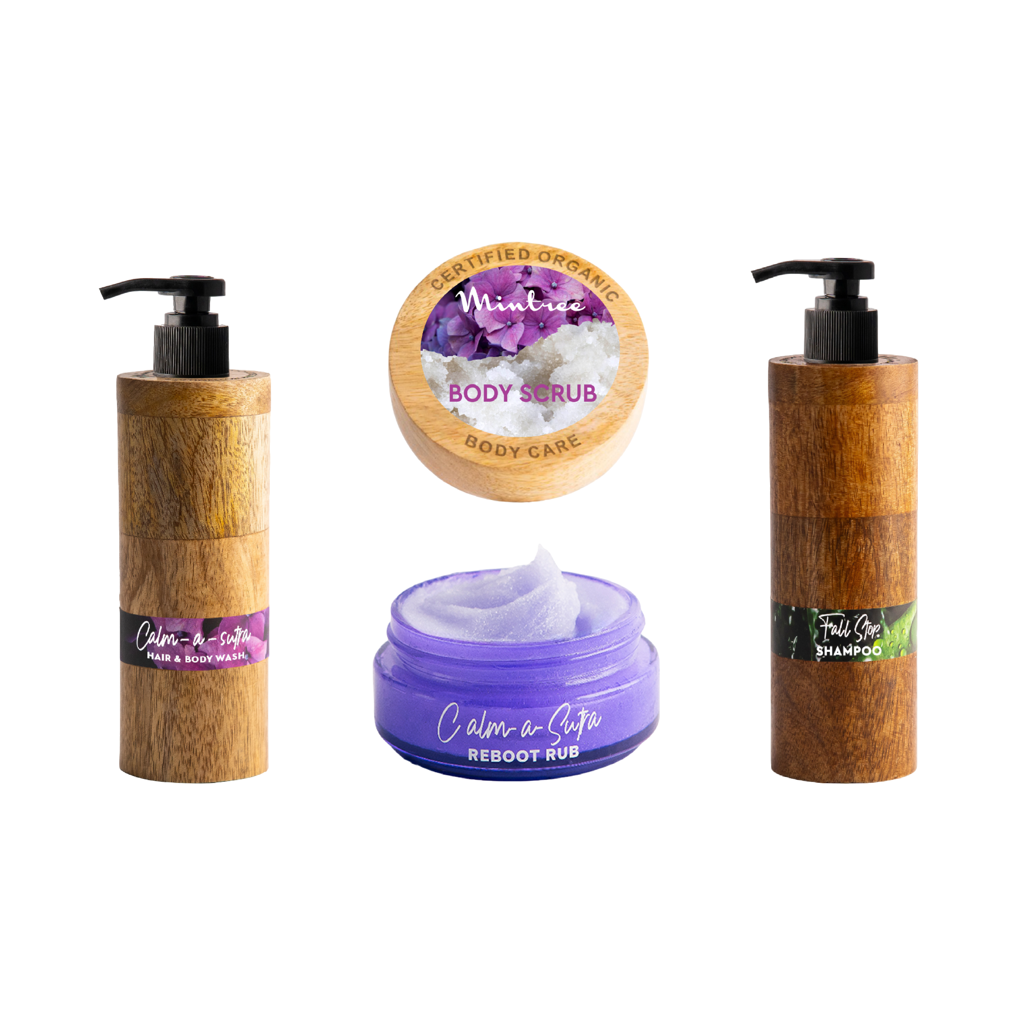 Calm a Sutra Body Wash, Scrub & Shampoo