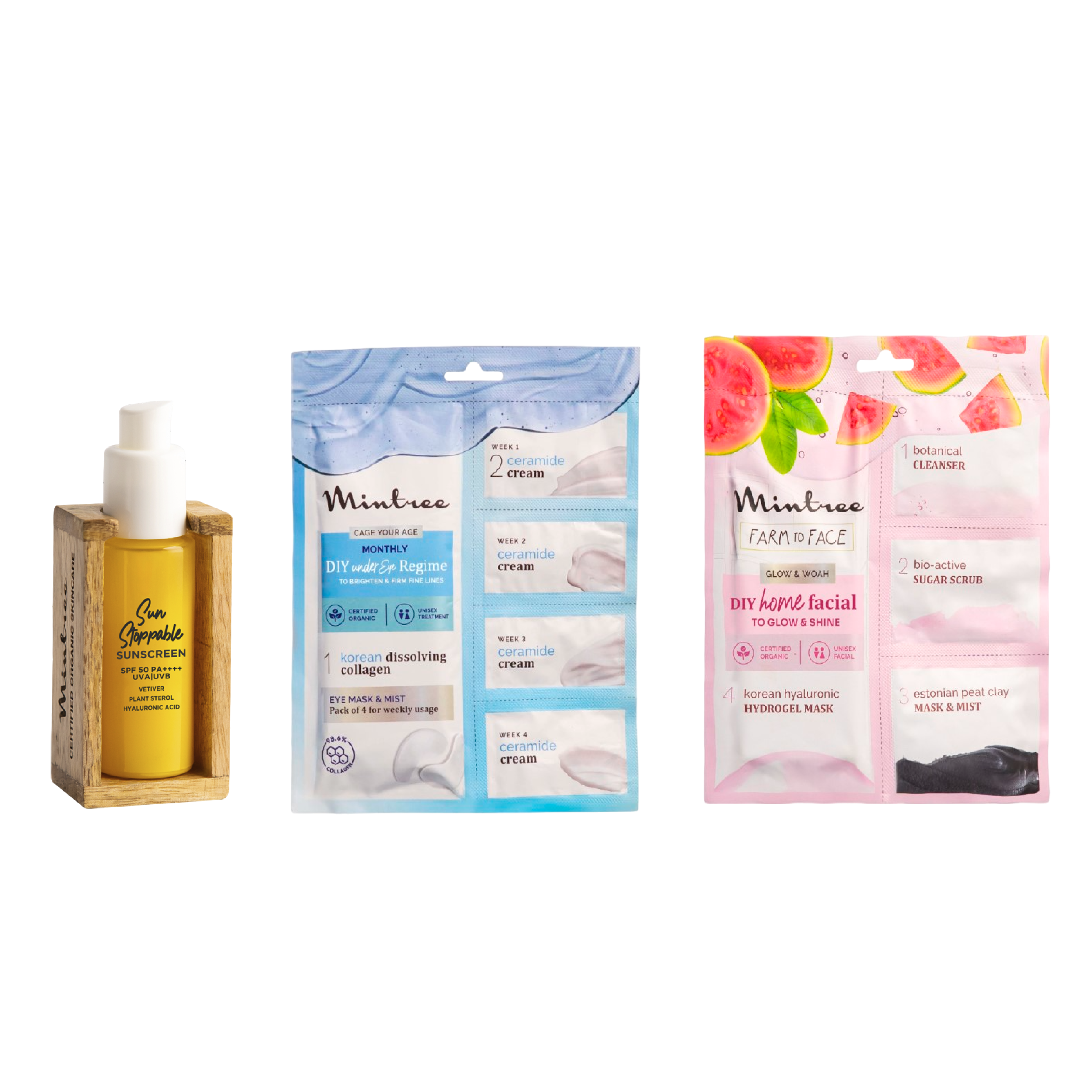 Sunscreen, Under Eye Mask & Guava DIY