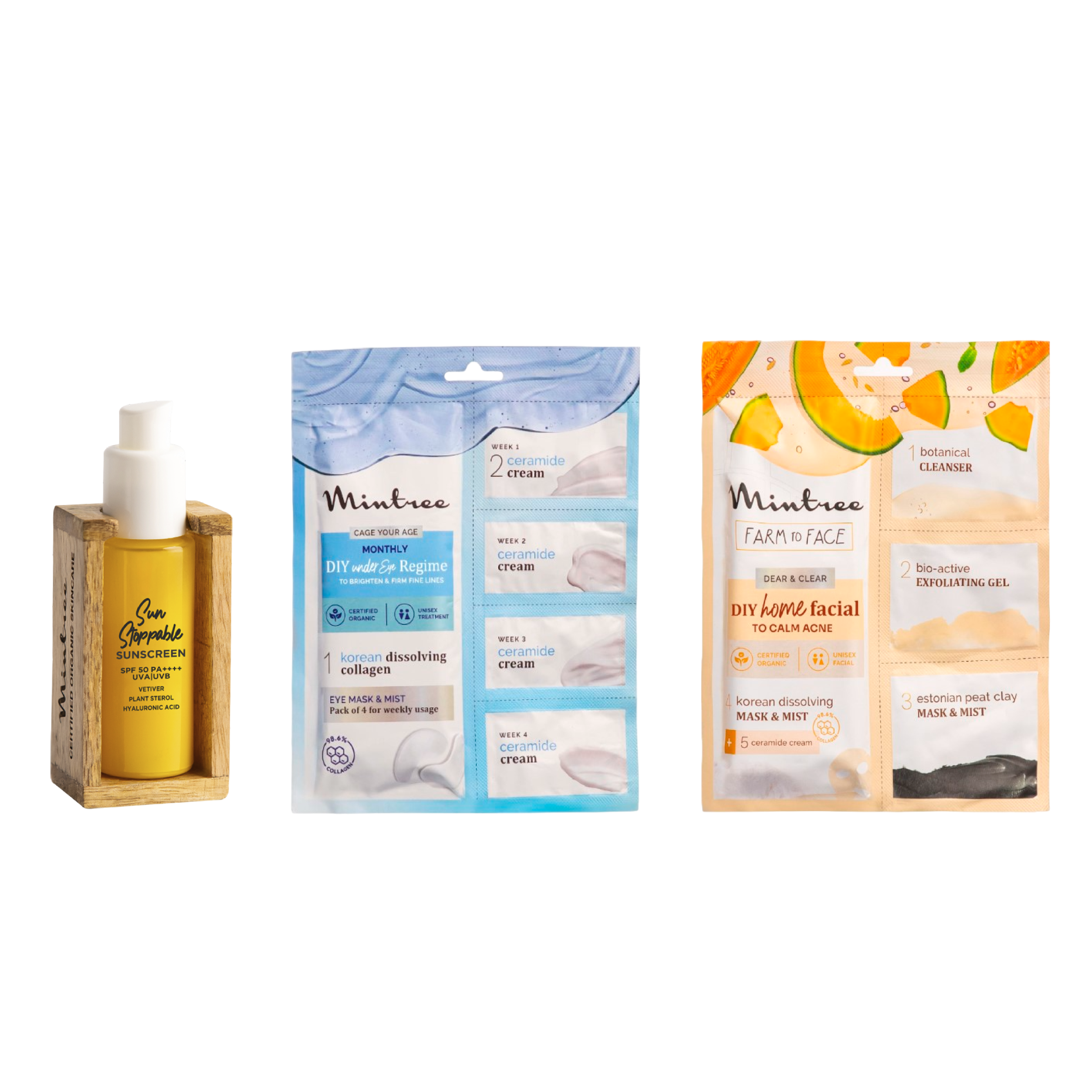 Sunscreen, Under Eye Mask & Muskmelon DIY