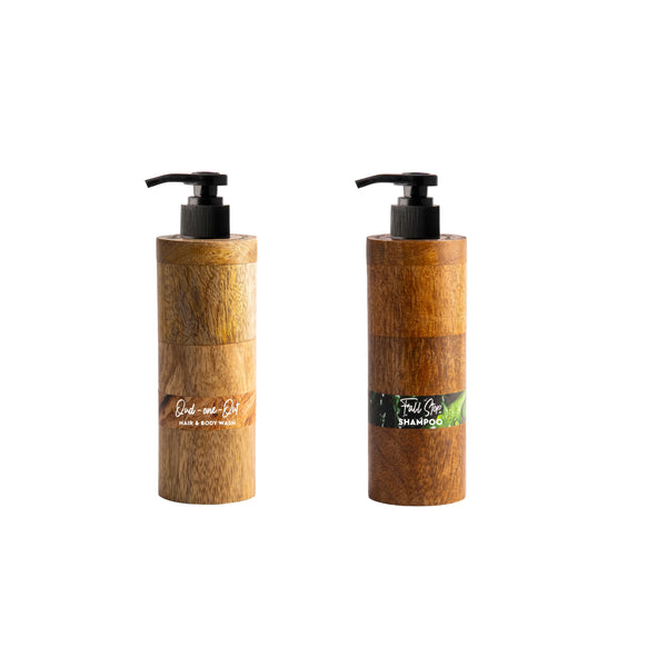 Oud-one-out hair and body wash and Fall stop shampoo