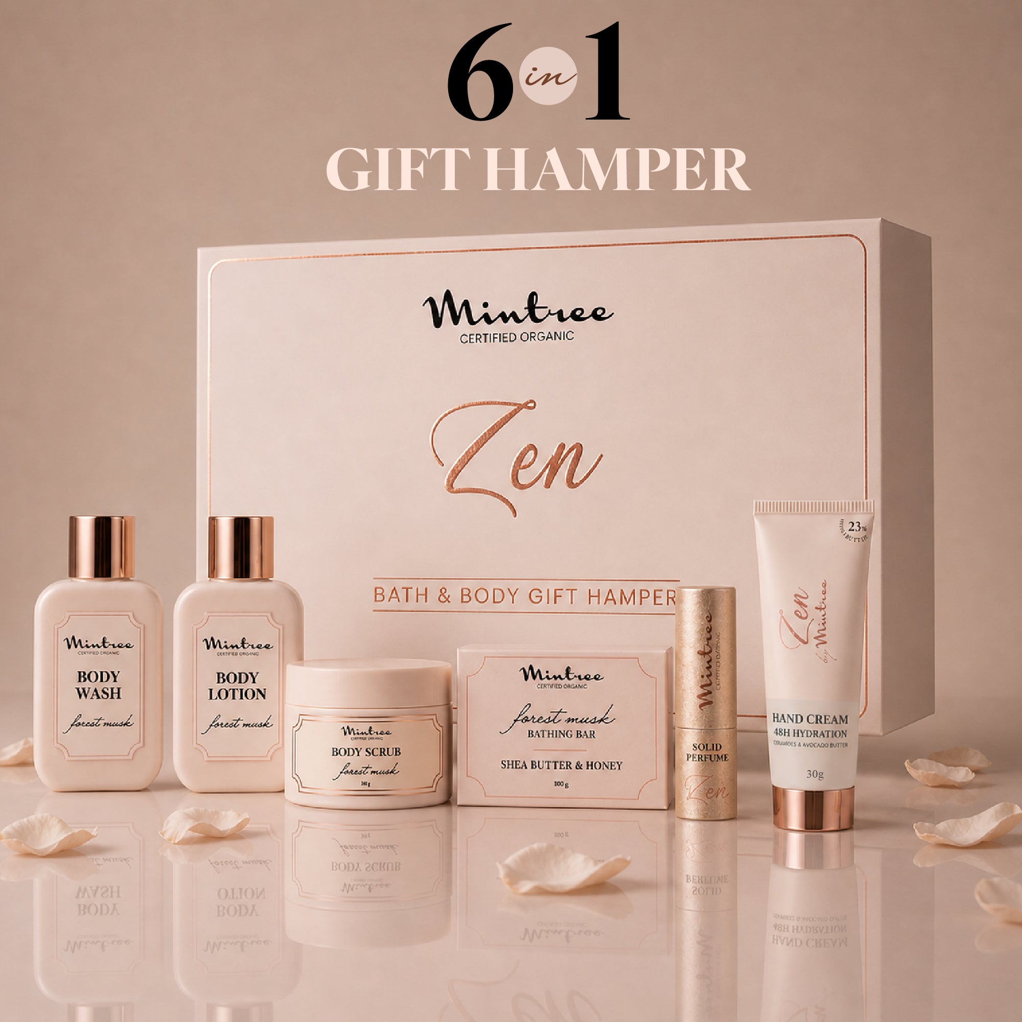6-IN-1 ZEN GIFT BOX HAMPER (285 gm / ml)