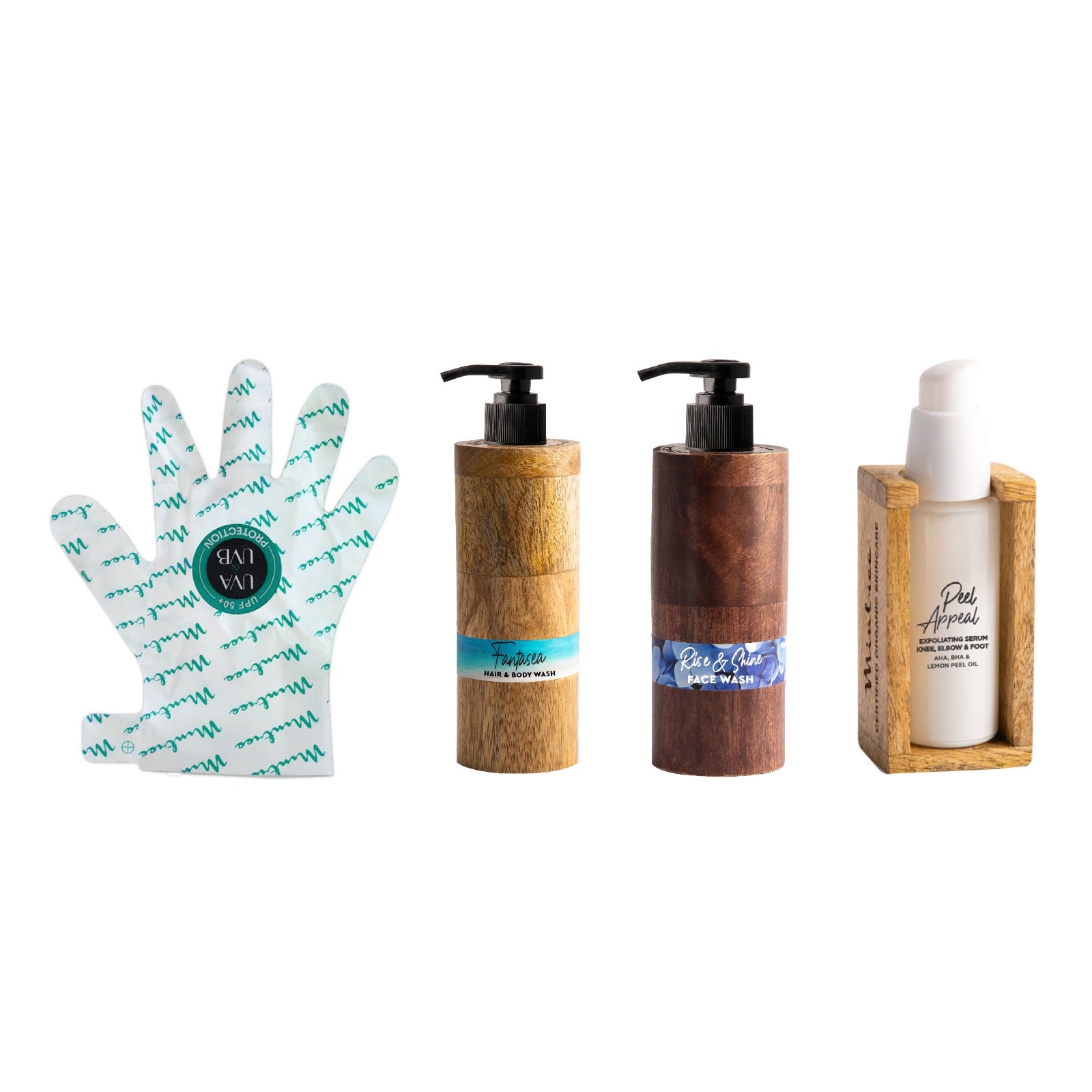 Fantasea Wash, Peel Appeal, Handwraps & Rise N Shine Face Wash
