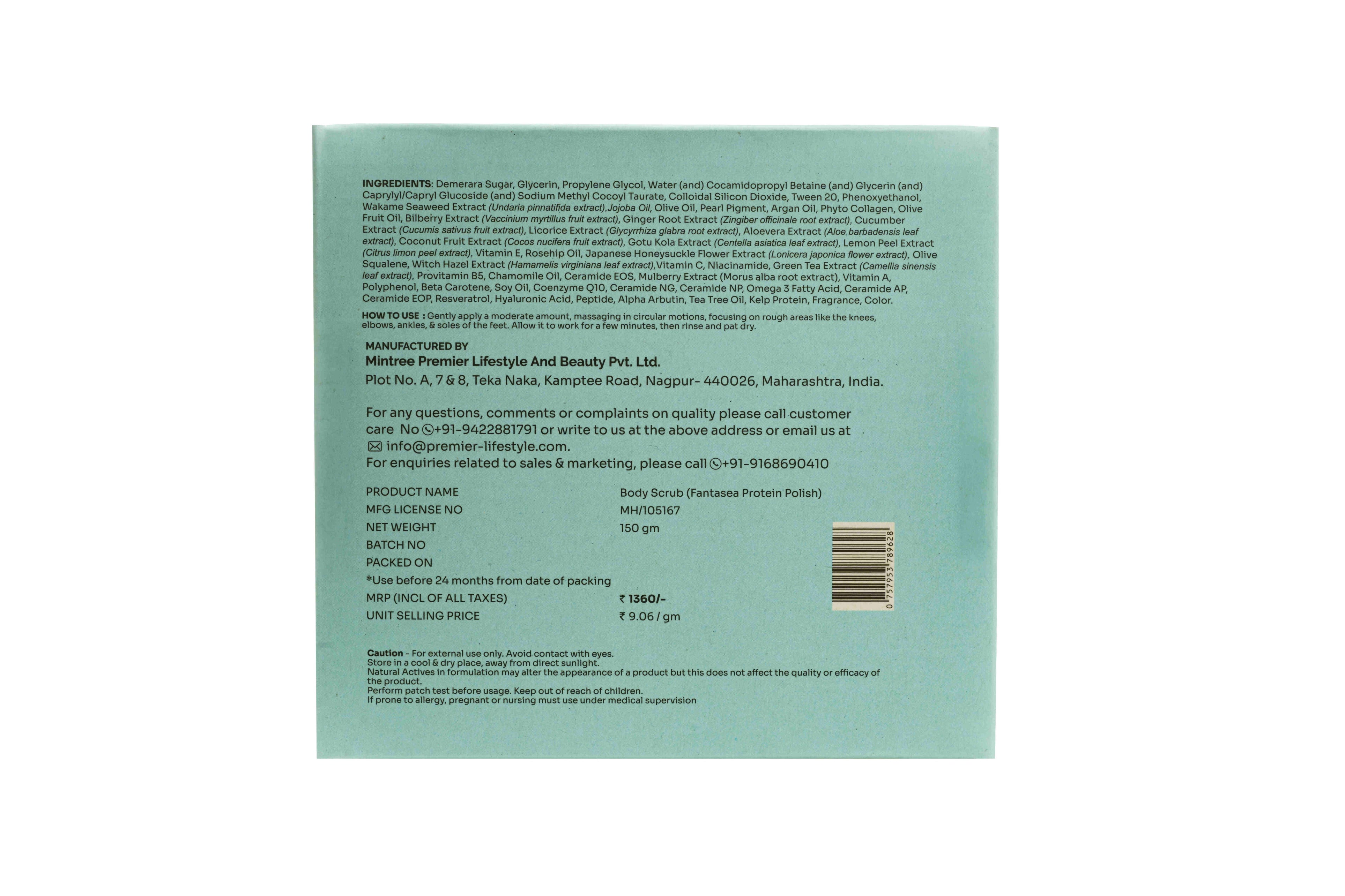 BRIGHTENING Fantasea Body Scrub 150 gm