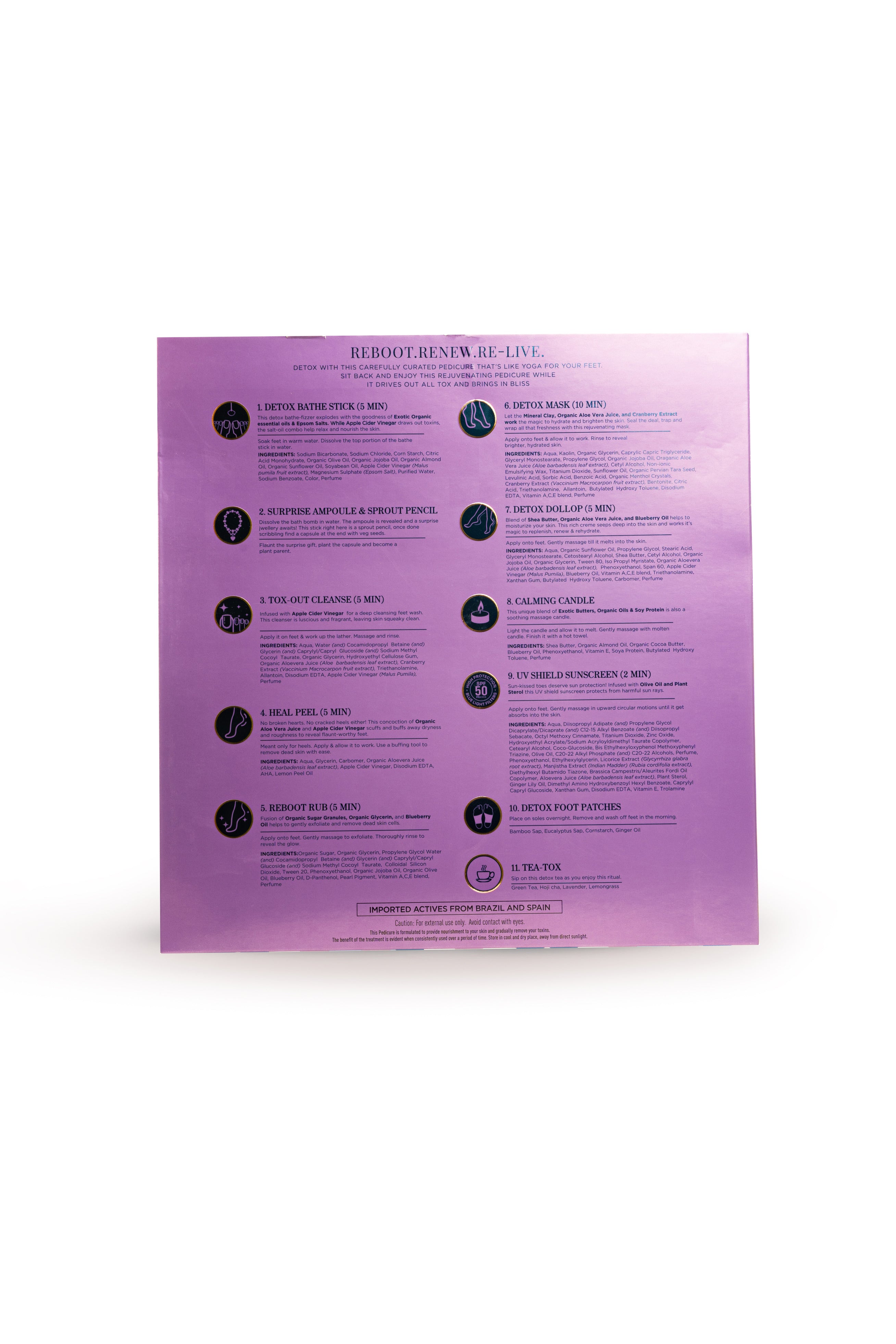 MANI-PEDI KIT <br> BOX THE TOX